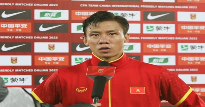 Trung vệ Quế Ngọc Hải: “Trận giao hữu với ĐT Trung Quốc là đang thử nghiệm”