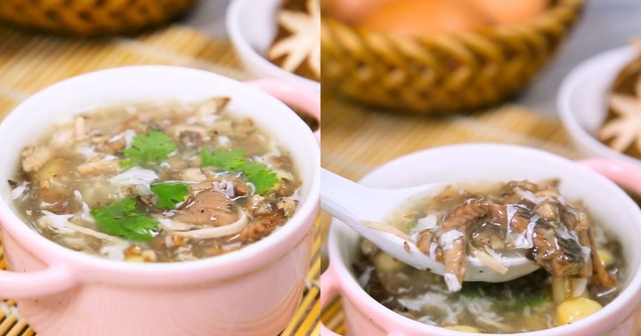Món ngon mỗi ngày: Cuối tuần đãi cả gia đình món súp nấm lươn bổ dưỡng thơm ngon