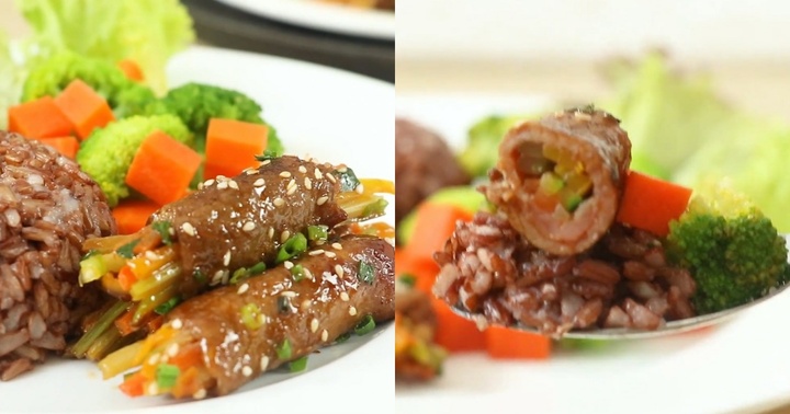Món ngon mỗi ngày: Cách làm bò cuộn rau củ thập cẩm ngon nhức nách