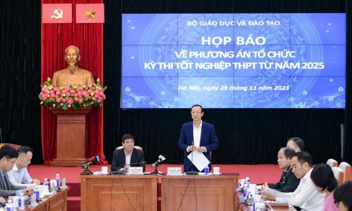 Thi tốt nghiệp THPT từ 2025: Đề thi minh họa sẽ công bố vào quý 4/2023