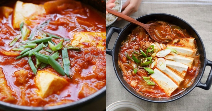 Cách nấu canh kim chi thịt bò chuẩn vị Hàn Quốc