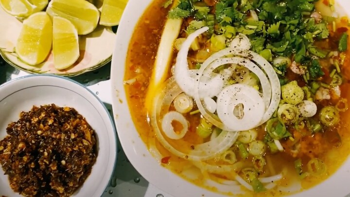 Công thức nấu bún sườn bò nhanh đơn giản
