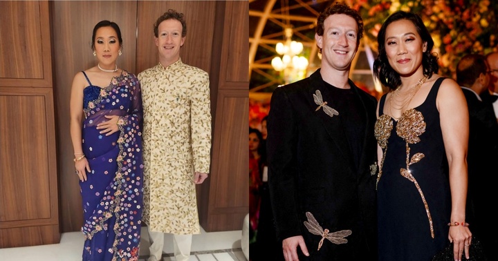 Vợ chồng Mark Zuckerberg gây chú ý tại siêu đám cưới của con trai tỷ phú giàu nhất châu Á