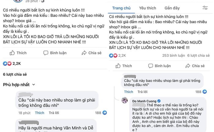 Động thái mới của Đỗ Mạnh Cường sau lùm xùm bắt bẻ câu chữ khách hàng