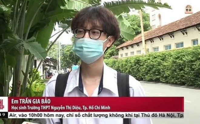 Xuất hiện vài giây trên sóng truyền hình, nam sinh