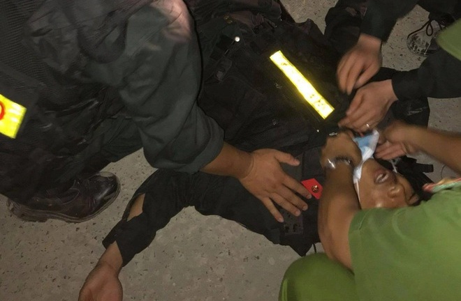 Vụ 5 công an bị thương khi bảo vệ vận chuyển thiết bị điện gió: Bắt tạm giam 4 côn đồ