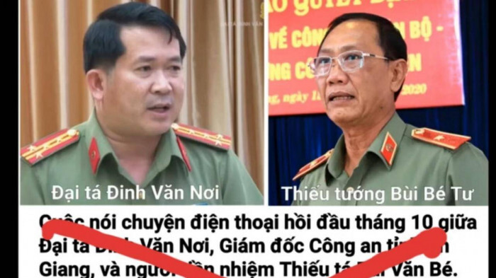 Vụ file ghi âm cắt ghép của Đại tá Đinh Văn Nơi: Công an tỉnh An Giang khởi tố vụ án