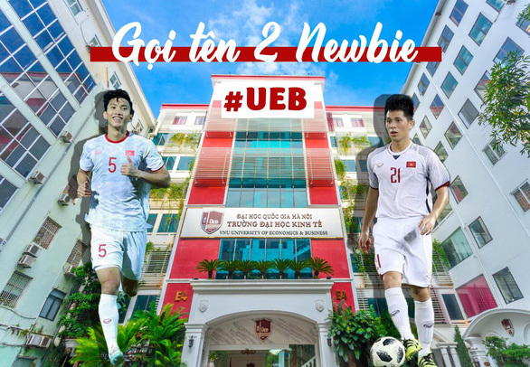 Đoàn Văn Hậu, Đình Trọng trở thành tân sinh của trường đại học có tiếng ở Hà Nội