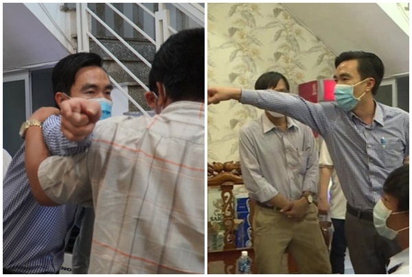 Người đàn ông lớn tiếng