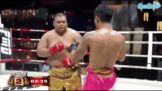 Video: Chỉ bằng một cú đá, võ sĩ Muay Thái hạ gục đối thủ