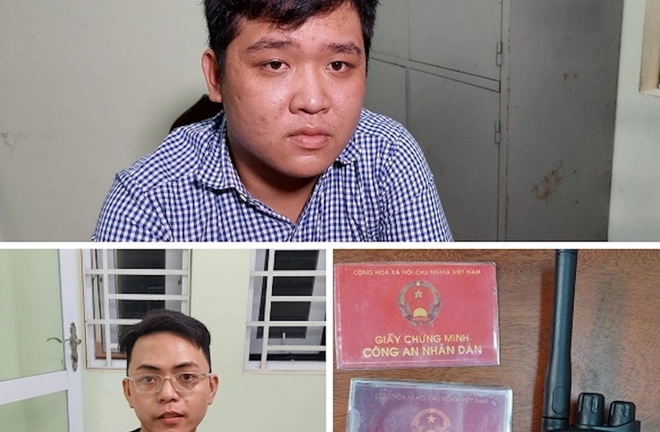 Hai thanh niên giả danh cảnh sát hình sư để ra oai