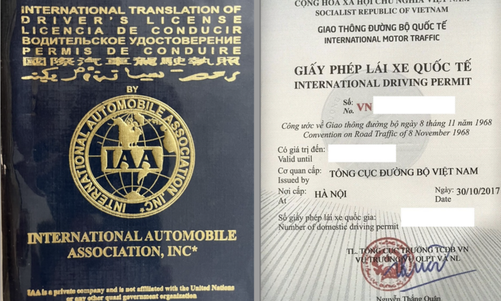 Giấy phép lái xe quốc tế IAA có được công nhận tại Việt Nam?