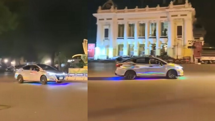 Vụ ô tô drift trước Nhà hát Lớn Hà Nội: Công an tạm giữ phương tiện