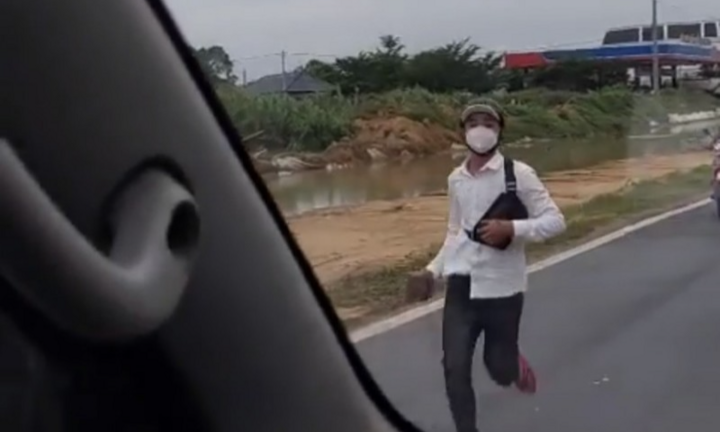 Nam thanh niên chặn, đập kính xe cấp cứu ở Trà Vinh trần tình gì?