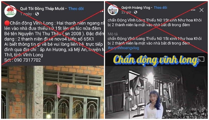 Vụ tin đồn sai sự thật về việc thiếu nữ 15 tuổi bị bắt cóc: Công an rà soát mạng xã hội