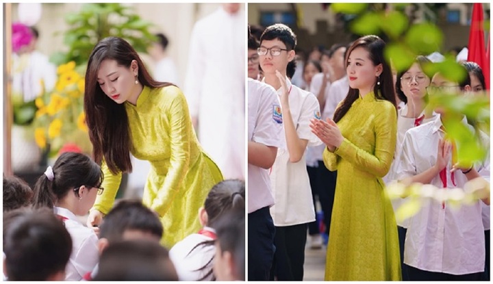 Cô giáo Hà thành xinh đẹp khiến dân tình