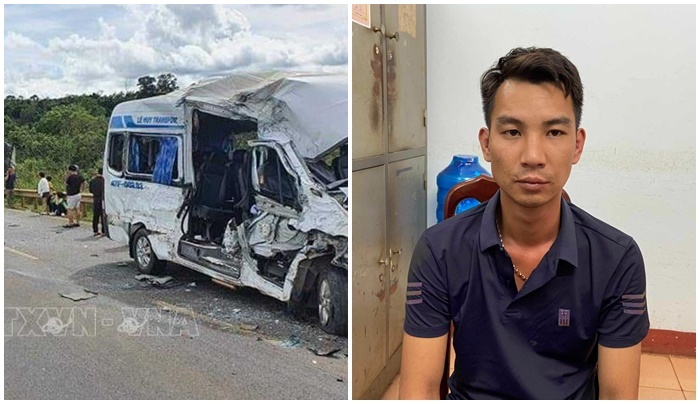 Tạm giữ hình sự tài xế xe tải vụ tai nạn khiến 13 người thương vong ở Đắk Lắk