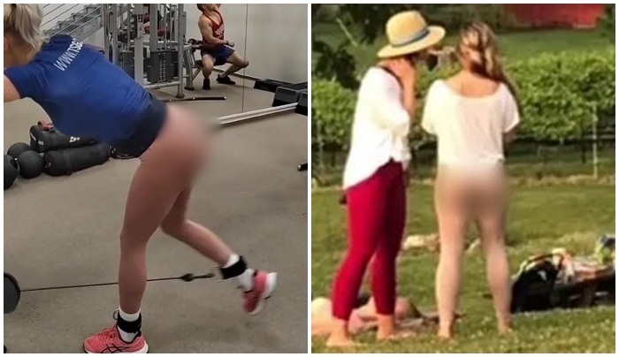  "Chiếc quần kém duyên " khiến cô gái thành tâm điểm tại phòng tập gym