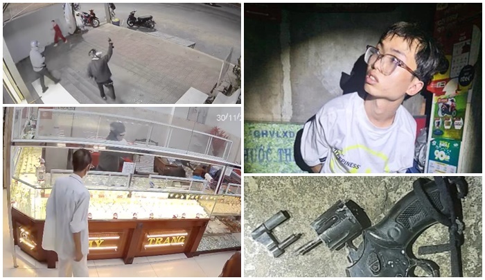 Vụ cướp tiệm vàng ở Trà Vinh: Chủ tiệm kể lại giây phút đối mặt hai tên cướp có súng