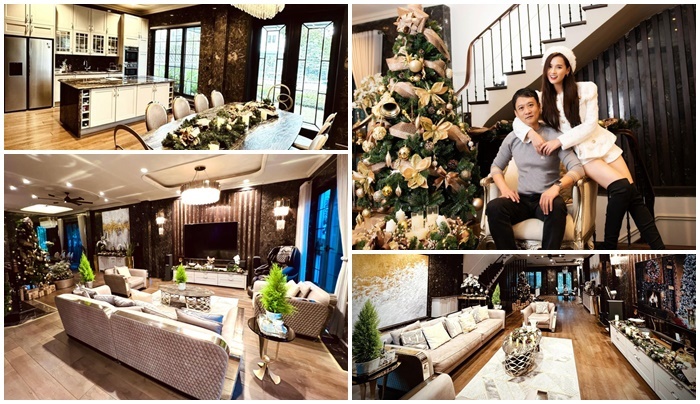Cận cảnh biệt thự triệu đô của Lã Thanh Huyền trước thềm Giáng sinh 2023