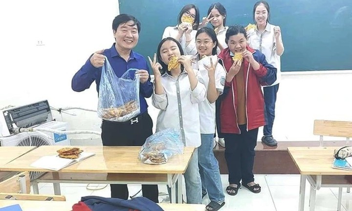 Ấm áp lời nhắn vị hiệu trưởng ở Vĩnh Phúc 