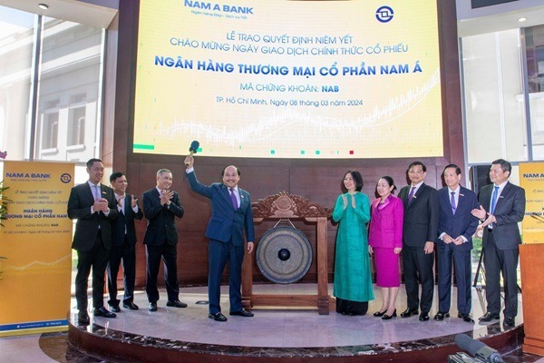 NAB: Cổ phiếu của Ngân hàng Nam Á Bank chính thức chào sàn Hose, vốn hóa gần 17.000 tỷ đồng