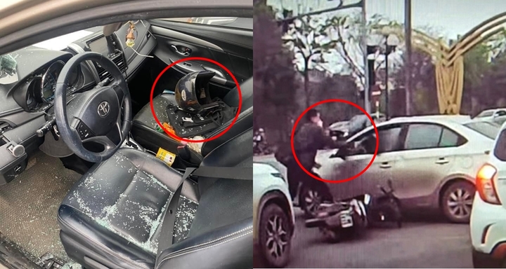 Cán bộ hải quan dùng mũ bảo hiểm đập vỡ kính ô tô nói gì?