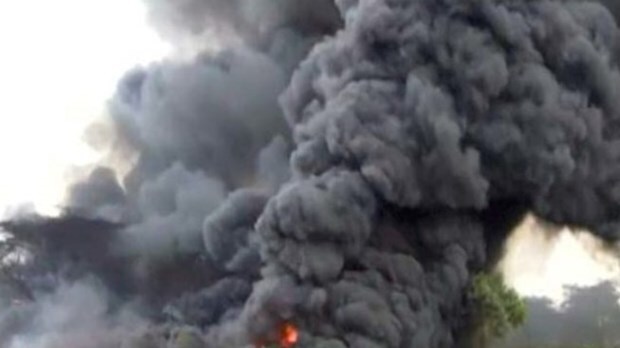 Nổ xe bồn chở xăng ở Nigeria, ít nhất 64 người bị thương