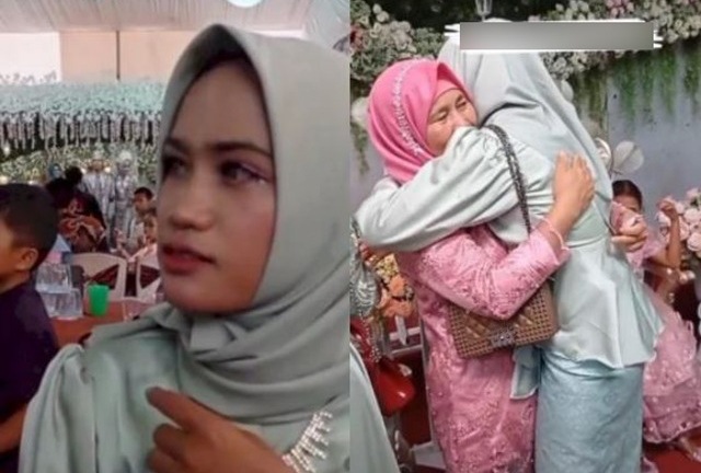 Tới dự đám cưới bạn trai cũ, cô gái và mẹ chú rể bất ngờ ôm nhau khóc nức nở