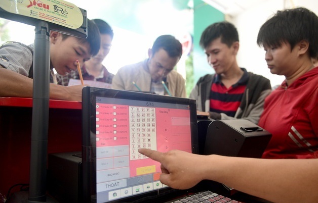 Vé Vietlott trúng giải độc đắc trị giá 53,5 tỷ đồng được bán tại Hà Nội
