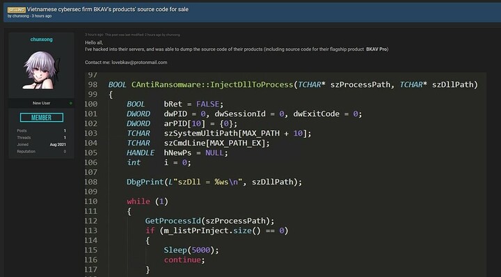Tin tức công nghệ mới nóng nhất hôm nay 7/8: Bkav nói gì trước thông tin bị rao bán mã nguồn?
