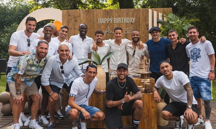 Lionel Messi tham dự sinh nhật đồng đội mới ở PSG