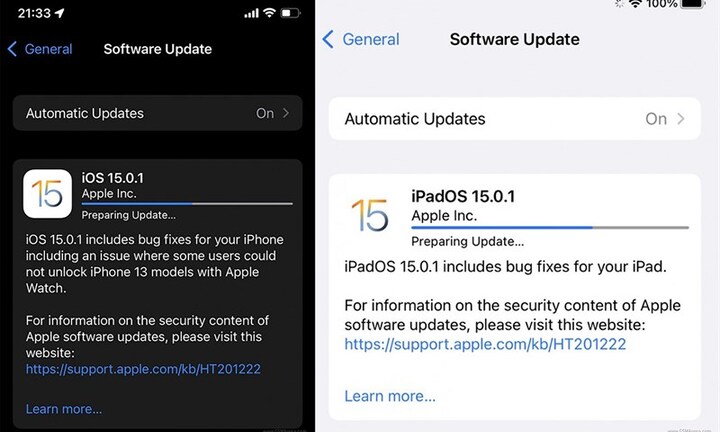 Tin tức công nghệ mới nóng nhất hôm nay 3/10: Apple phát hành iOS 15.0.1 và iPadOS 15.0.1