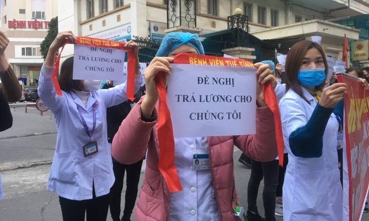 Vụ Bệnh viện Tuệ Tĩnh nợ lương nhân viên: Đề nghị bộ Y tế tạm ứng 10,2 tỷ đồng