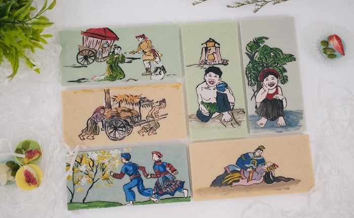 Cô nàng 9x “gây sốt” với loạt socola khắc họa chuyện tình kinh điển trong văn học