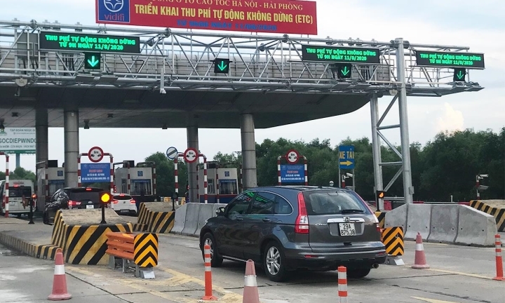 Cao tốc Hà Nội – Hải Phòng chỉ thu phí không dừng từ 5/5