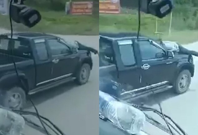Chồng đu bám trên mui xe suốt 100km sau khi biết chuyện vợ vụng trộm với bạn thân