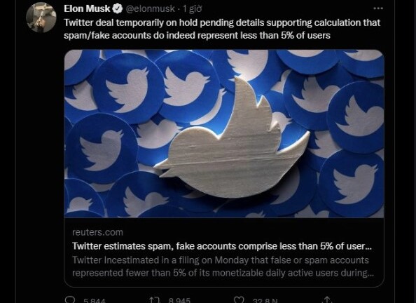 Tin tức công nghệ mới nóng nhất hôm nay 14/5: Elon Musk bất ngờ hoãn mua lại Twitter