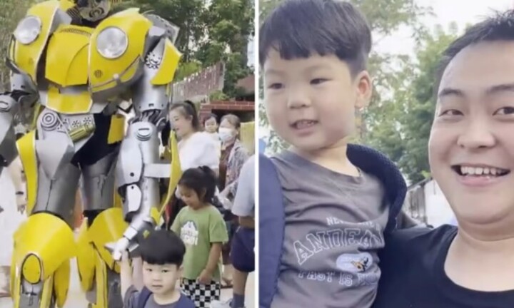 Món quà bất ngờ của người chú dành cho cháu trai 4 tuổi khiến các bạn nhỏ trầm trồ ngưỡng mộ