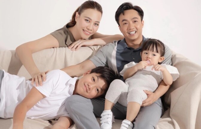 Cường Đô La khoe loạt ảnh gia đình hạnh phúc, diện mạo Subeo gây chú ý