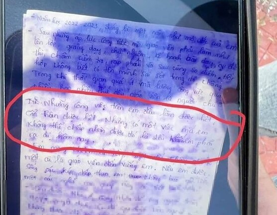 Vụ phát hiện thi thể cô giáo sau 4 ngày mất tích: Tìm được tờ giấy viết tay