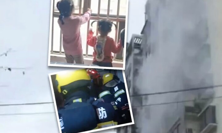 Phát hiện nhà bị cháy, bé gái 4 tuổi nhanh trí làm một việc cứu bản thân và em gái