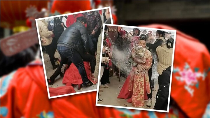 Cô dâu bị cả nhóm đàn ông ép xuống đất, sự việc sau đó còn đáng sợ hơn