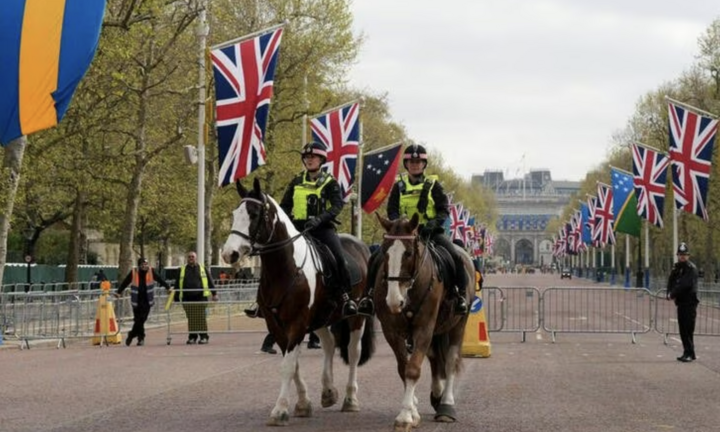 Hơn 11.000 cảnh sát bảo vệ lễ đăng quang của Vua Charles III