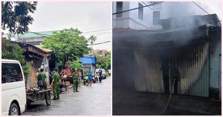 Hải Phòng: Căn nhà bốc cháy lúc sáng sớm, 7 người trong gia đình thoát nạn