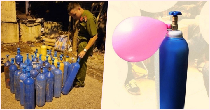 Phát hiện 150 bình “khí cười” không rõ nguồn gốc trong ngôi nhà ở Hà Nội