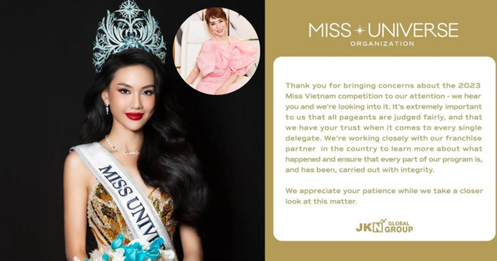 Động thái bất ngờ của Miss Universe giữa ồn ào về kết quả chung kết Miss Universe Vietnam 2023