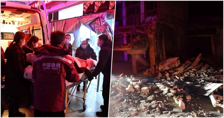 Số nạn nhân thiệt mạng do động đất ở Trung Quốc tăng lên 116 người