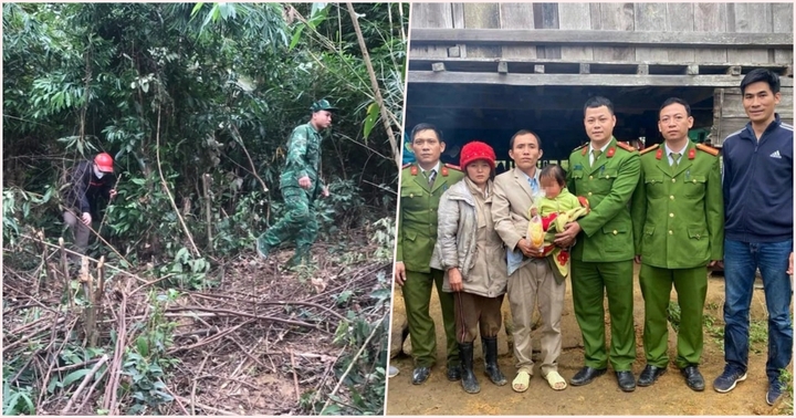 Thiếu tá công an kể lại khoảnh khắc tìm thấy bé gái 2 tuổi bị lạc hơn 1 ngày trong rừng ở Nghệ An