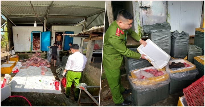 Bí mật “rợn người” trong kho hàng thực phẩm đông lạnh ở Thừa Thiên - Huế